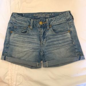 2/$25 American Eagle Stretch Light Wash Shorts